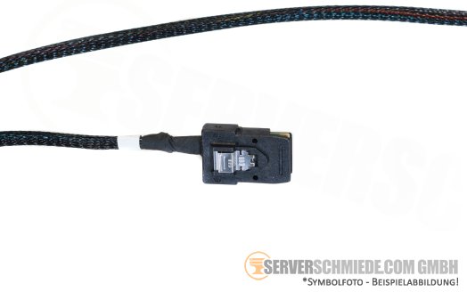 HP 50 / 20cm SAS Kabel cable 2x SFF-8087 gerade to 1x SFF-8654 winkel DL380 Gen11 LFF P46047-001