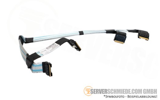 HP 50cm NVMe Kabel cable 2x SFF-8654 8i gerade to 2x SFF-8654 8i gerade DL360 Gen11 P43730-001