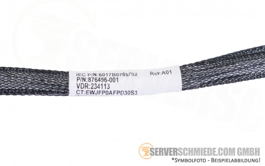 HP 50cm SAS Kabel Cable 2x SFF-8087 winkel to 2x SFF-8087 winkel 876496-001