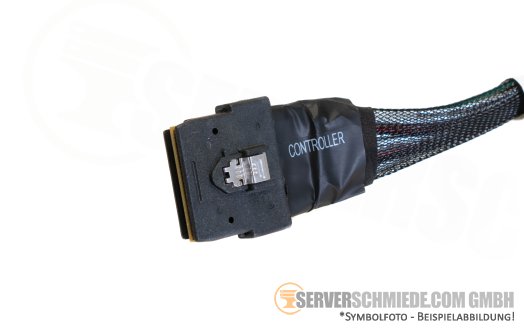 HP 50cm SAS Kabel 1x double wide SFF-8087 gerade to 2x SFF-8087 gerade ML30 Gen9 789653-001