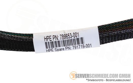 HP 50cm SAS Kabel 1x double wide SFF-8087 gerade to 2x SFF-8087 gerade ML30 Gen9 789653-001