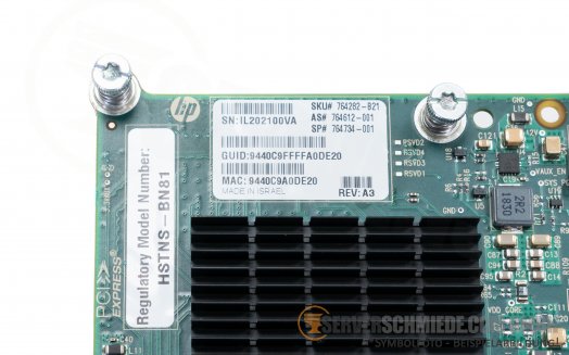 HP 544+M IB QDR/ EN 2x 10Gb  Ethernet Infiniband mezzanine Controller Adapter 764282-B21 BL460c Gen9 Gen10 HSTNS-BN81