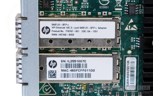 HP 546FLR-SFP+ 2x 10GbE SFP+ Flexible LOM Controller Ethernet Netzwerk 779799-B21