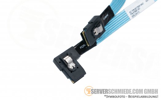 HP 55cm  SAS Kabel 1x SFF-8087 gerade 1x SFF-8087 winkel 876867-001 6017B0818402