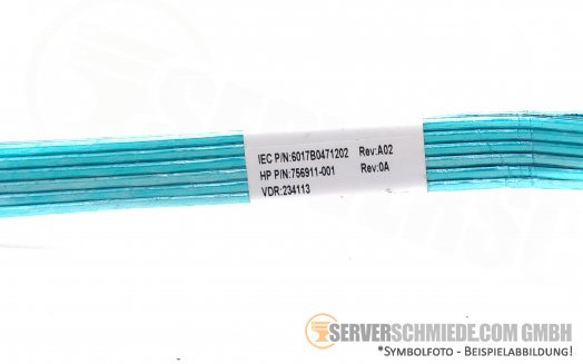 HP 55cm SAS Kabel 1x SFF-8087 gerade 1x SFF-8087 winkel 756911-001