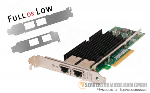 HP 561-T 2x 10GbE cooper RJ-45 Dual Port Network LAN Ethernet PCIe Controller 716589-001 X540 Chipset