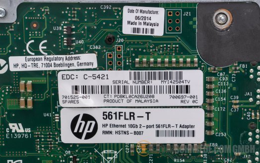 HP 561FLR-T X540-T2 2x 10GbE copper RJ-45 Network LAN Ethernet FlexibleLOM Controller Adapter 700699-B21