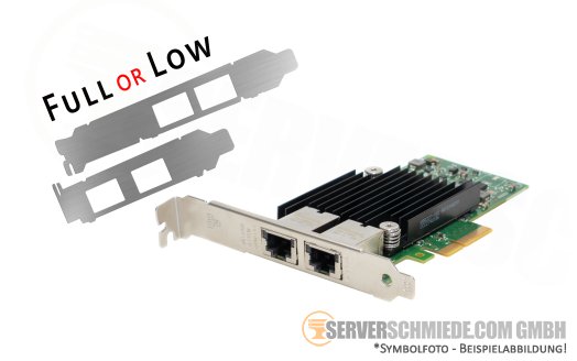 HP 562T X550-AT2 2x 10 Gb RJ-45 PCIe x4 Controller Ethernet Netzwerk 817736-001