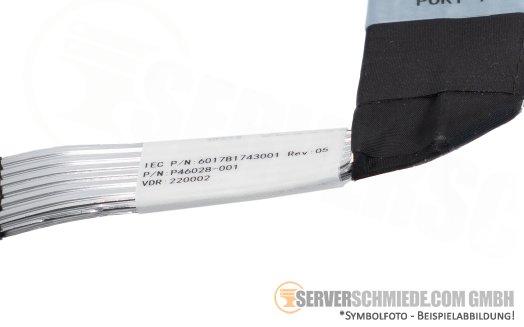 HP 57cm Tertiary Riser Kabel cable 1x SFF-8654 8i gerade to 1x SFF-8654 8i gerade DL380 Gen11 P46028-001