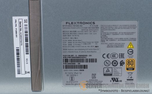 HP 580W Netzteil PSU 80 Plus Gold MSA 2060 P12954-001