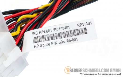 HP 582752-001 SAS Backplane Power Cable 12 Pin  DL580 G7