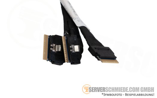 HP 60cm NVMe Kabel cable SFF-8654 gerade to 2x SFF-8654 gerade DL380 Gen11 P14330-001