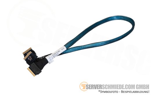 HP 60cm NVMe Kabel cable SFF-8654 gerade to 2x SFF-8654 gerade DL380 Gen11 P14330-001