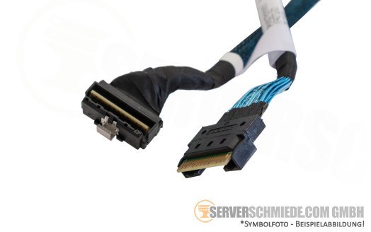 HP 60cm NVMe Kabel cable SFF-8654 gerade to SFF-8654 winkel DL360 Gen11 P43732-001