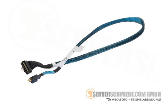 HP 60cm NVMe Kabel cable SFF-8654 gerade to SFF-8654 winkel DL360 Gen11 P43732-001