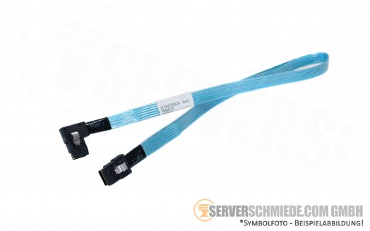 HP 60cm  SAS Kabel 1x SFF-8087 gerade 1x SFF-8087 winkel 869670-001 6017B0542204 875573-001