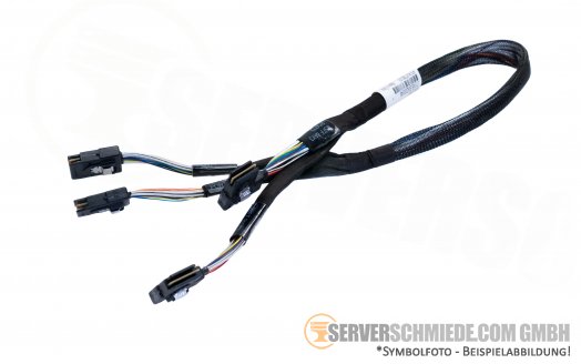 HP 60cm SAS Kabel 2x SFF-8087 gerade 1x SFF-8087 winkel 55cm 1x SFF-8087 winkel 65cm 869959-001