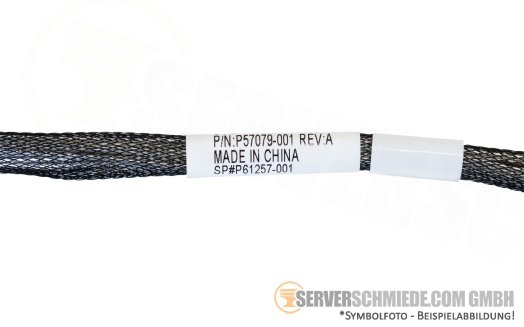 HP 60cm SAS OCP Kabel cable 1x SFF-8654 winkel to 1x SFF-8654 winkel DL365 Gen11 P57079-001