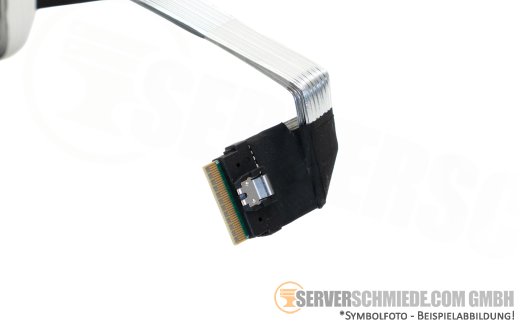 HP 65cm NVMe Kabel cable Box 2 / 3 1x SFF-8654 8i gerade to 1x SFF-8654 8i gerade DL380 Gen10 Plus P22347-001