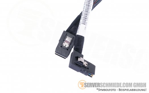 HP 65cm SAS Kabel 1x SFF-8087 gerade 1x SFF-8087 winkel  668243-001 677068-001