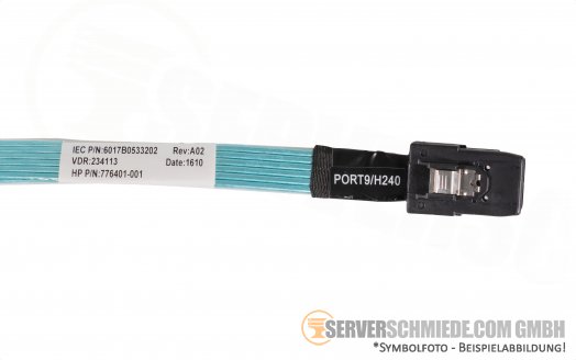 HP 65cm SAS 2x SFF-8087 gerade Kabel Cable 776401-001 784629-001