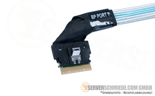 HP 67cm SAS AROC Kabel cable 1x SFF-8654 8i gerade to 1x SFF-8654 8i gerade DL360 Gen10 Plus P20859-001