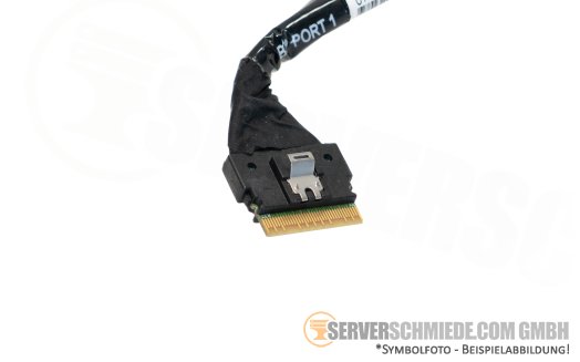 HP 68cm NVMe Kabel cable 1x SFF-8654 8i gerade to 1x SFF-8654 8i gerade DL360 Gen10 Plus P39979-001