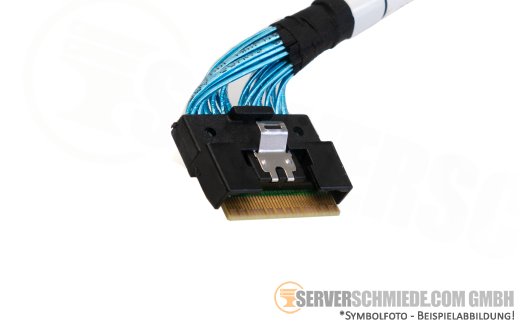 HP 70cm NVMe SAS Tri-Mode Kabel cable OROC OCP 1x SFF-8654 gerade to 1x SFF-8654 winkel DL360 Gen11 P48960-001 of Kit P52416-B21 +NEW+