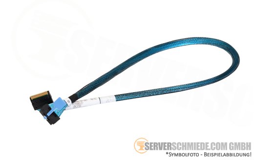 HP 70cm NVMe SAS Tri-Mode Kabel cable OROC OCP 1x SFF-8654 gerade to 1x SFF-8654 winkel DL360 Gen11 P48960-001 of Kit P52416-B21 +NEW+
