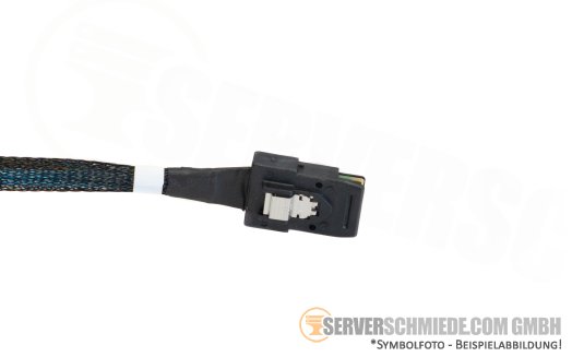 HP 75 / 45cm SAS Kabel cable 2x SFF-8087 gerade to 1x SFF-8654 gerade DL380 Gen11 LFF P51563-001