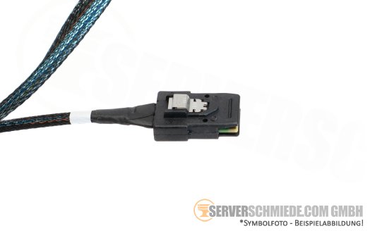HP 75 / 45cm SAS Kabel cable 2x SFF-8087 gerade to 1x SFF-8654 gerade DL380 Gen11 LFF P51563-001