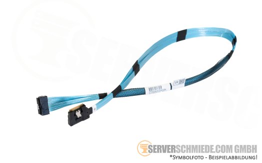 HP 75cm NVMe Kabel cable SFF-8654 winkel to SFF-8654 winkel Box1 DL345 DL385 Gen11 P58016-001