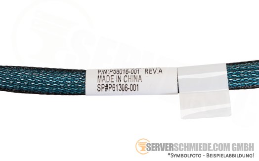 HP 75cm NVMe Kabel cable SFF-8654 winkel to SFF-8654 winkel Box2 DL385 Gen11 P58015-001