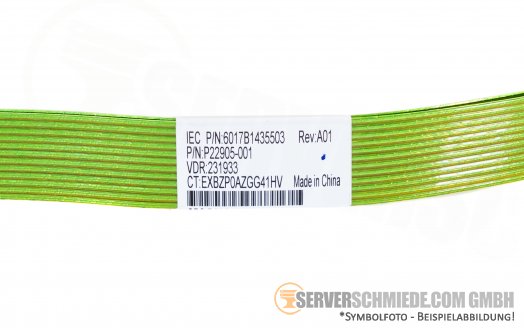 HP 80cm  SAS NVMe Kabel cable 2x SFF-8654 8i gerade P22905-001 P43722-001