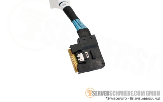 HP 80cm NVMe Kabel cable SFF-8654 winkel to SFF-8654 winkel Tri-Mode DL380 Gen11 P51545-001