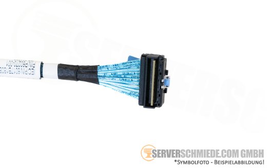 HP 80cm SAS Kabel 1x SFF-8654 gerade to 1x SFF-8654 winkel ML110 Gen11 P60270-001