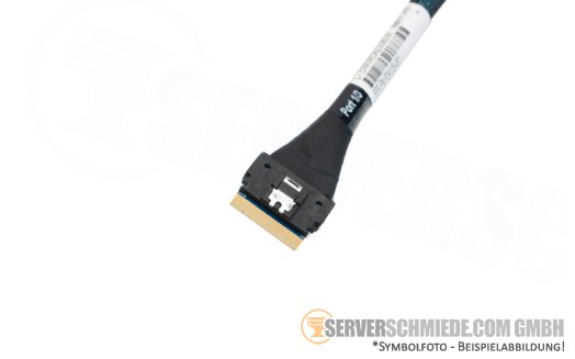 HP 81cm NVMe Kabel cable Box 2 2x SFF-8654 8i gerade to 1x SFF-8654 8i gerade DL380 Gen10 Plus P14331-001