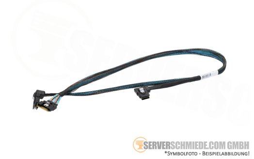 HP 82 / 64cm SAS Kabel cable 2x SFF-8087 winkel to 1x SFF-8654 gerade DL360 Gen10 Plus 8xSFF P55583-001