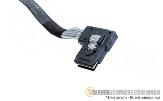 HP 85cm SAS Kabel 1x SFF-8087 winkel to 1x SFF-8087 gerade + 1x SATA + 1x SATA/Power 869830-001