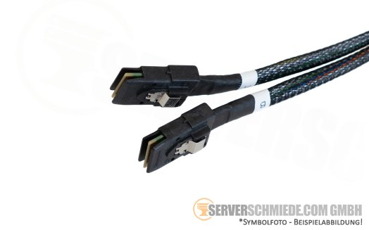 HP 85cm SAS Kabel cable 2x SFF-8087 gerade to 1x SFF-8654 gerade DL380 Gen11 LFF P58791-001