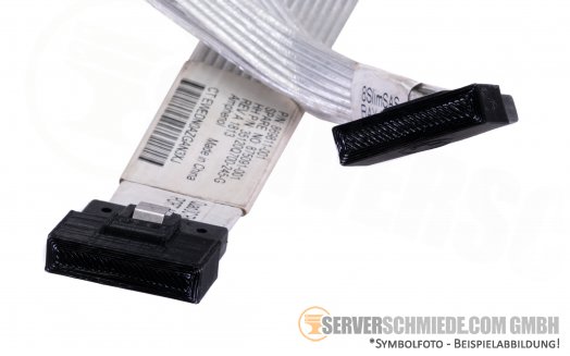 HP  60cm SAS NVMe Kabel cable 1x SFF-8654 74-pin gerade to 1x SFF-8654 74-pin gerade