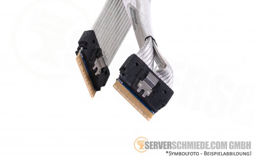 HP 869812-001 95cm SAS NVMe Kabel cable 1x SFF-8654 74-pin gerade to 1x SFF-8654 74-pin gerade