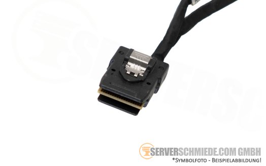 HP 8cm SAS Kabel cable 1x SFF-8087 gerade to 2x SATA gerade DL360 Gen10 Plus P37641-001