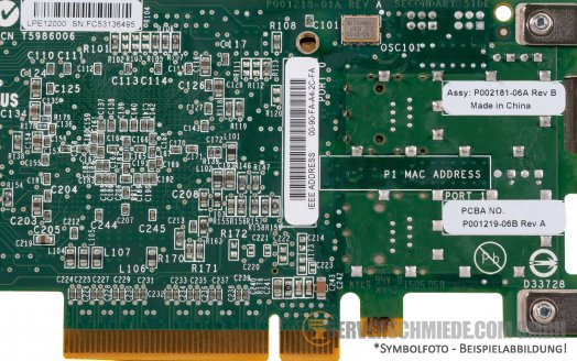 HP Emulex LPE12000 8Gb FC PCIe Single Port 8 Gigabit Fibre Channel SAN HBA Controller 697889-001