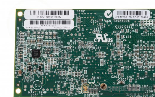 HP Emulex LPE12000 8Gb FC PCIe Single Port 8 Gigabit Fibre Channel SAN HBA Controller 697889-001