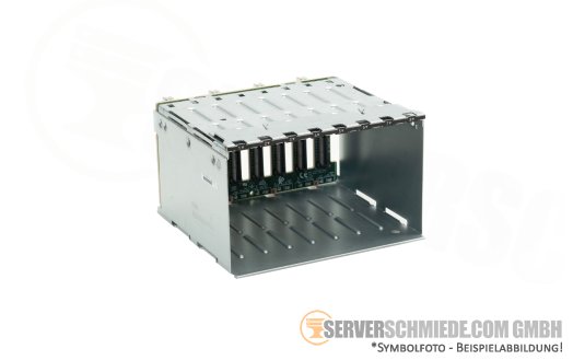 HP 8x 2,5" SFF U.3 NVMe 24G SAS x4 Tri-Mode Cage with Backplane DL380 Gen10 Plus Gen11 P39780-001