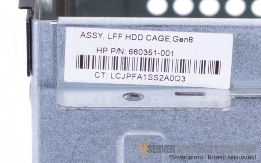 HP 6x LFF HDD Drive Cage Expansion Kit incl SAS 3,5