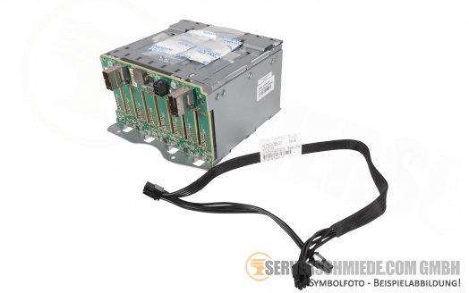 HP 8x SFF HDD Drive 3. Cage Expansion Kit incl SAS 2,5" Backplane and Power Cable ML350 Gen9 DL380 Gen9 Gen10 with 2x SFF Bay Kit 747592-001 747569-001