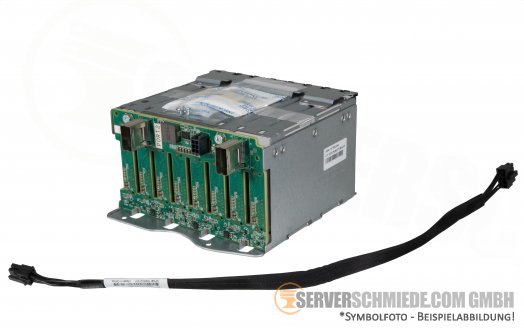 HP 8x SFF HDD Drive Cage Expansion Kit incl SAS 2,5" Backplane and Power Cable ML350 Gen9 DL380 Gen9 Gen10 747592-001 747561-001