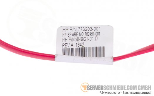 HP 90cm Optical Drive Power Cable 1x SATA 1x SATA winkel 1x 4-pin for DL120 ML350 Gen9 773203-001